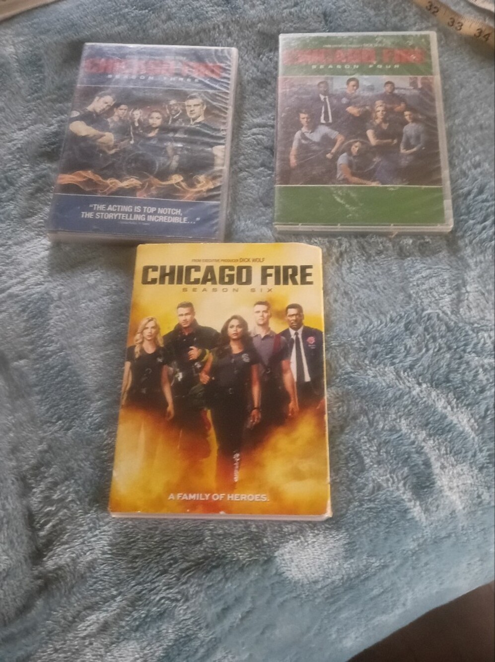 Chicago Fire Season DVDs - Yellow Cover
